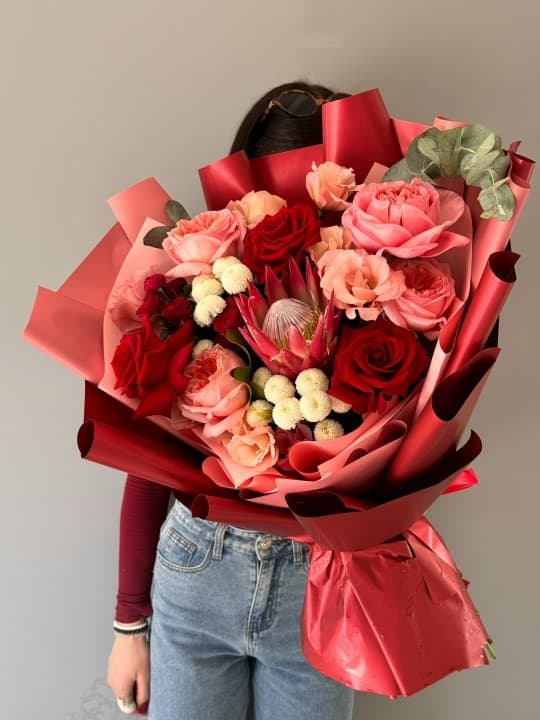 Букет Алый закат